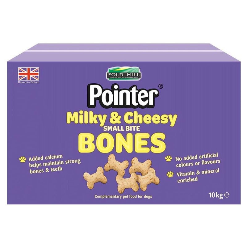 Chewdles Milky & Cheesy Small Bones Dog Biscuits 10kg - Percys Pet Products