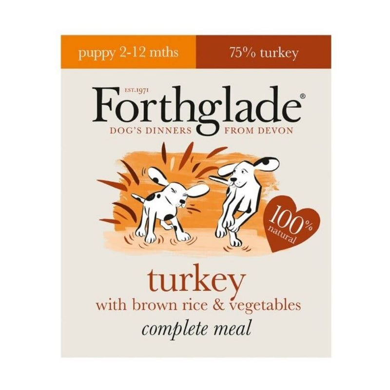 Forthglade Complete Turkey Puppy Food 18 x 395g - Percys Pet Products