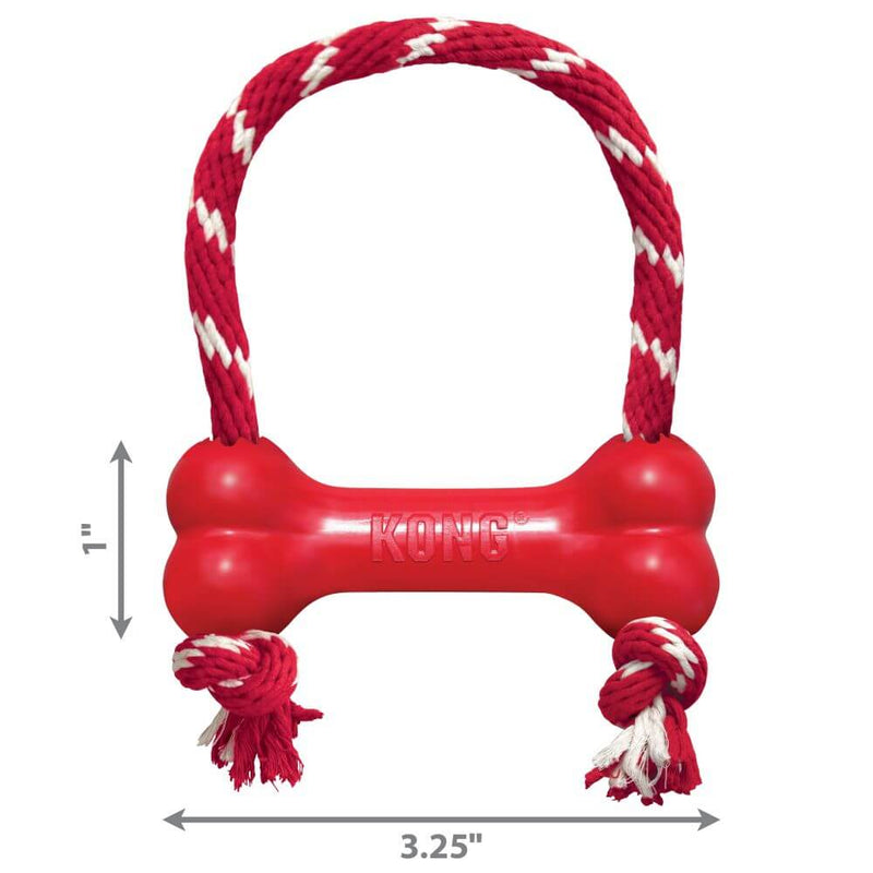 KONG Goodie Bone with Rope XS - Percys Pet Products