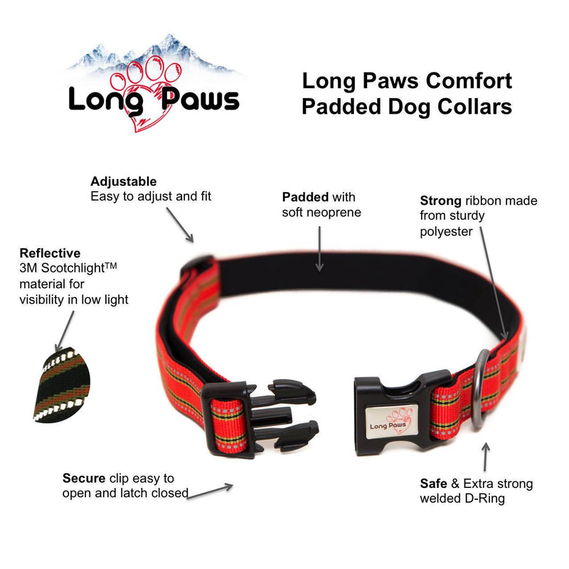 Long Paws Comfort Collection Dog Collar - Percys Pet Products