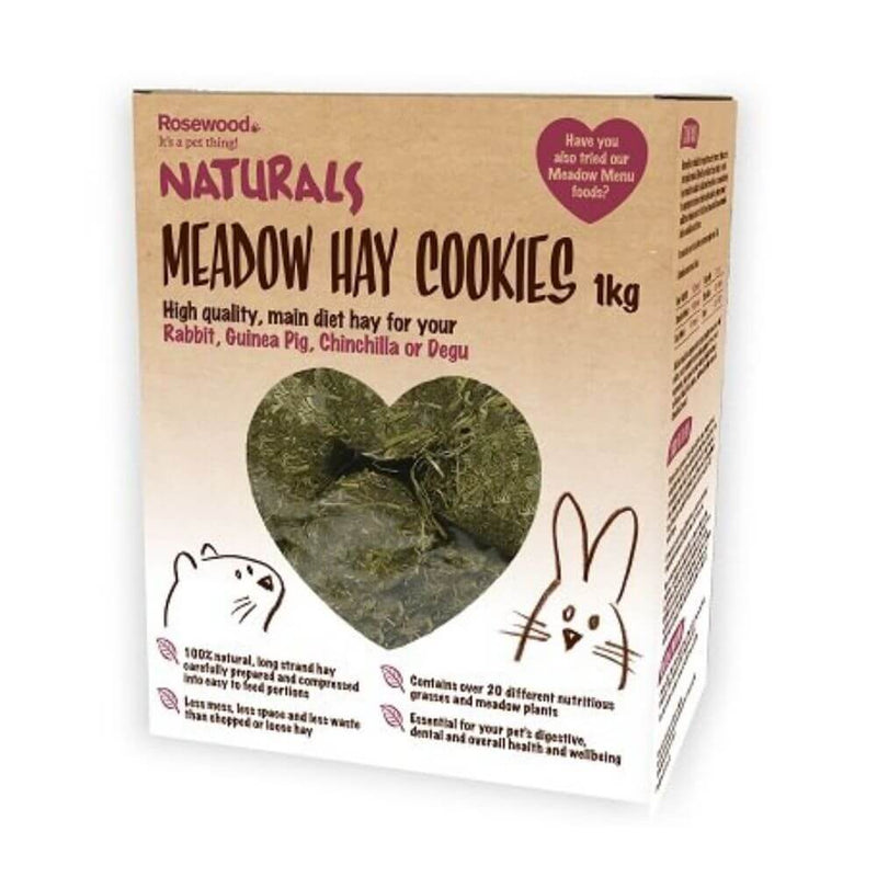 Rosewood Naturals Meadow Hay Cookies 1kg x 4 - Percys Pet Products