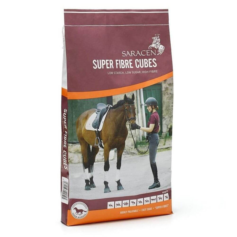 Saracen Super Fibre Cubes Horse Feed 20kg - Percys Pet Products