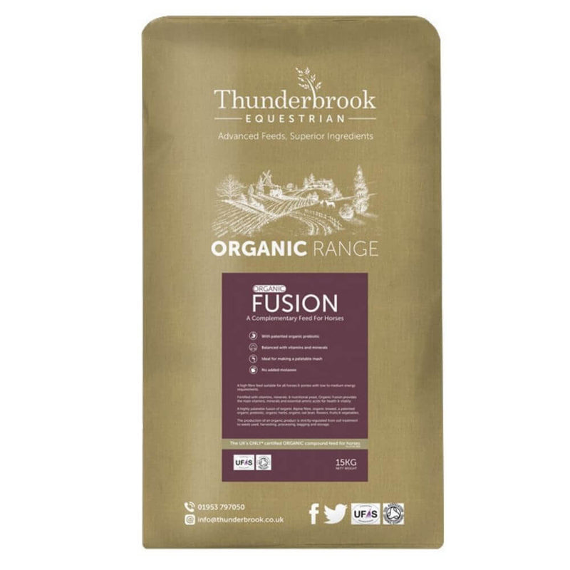 Thunderbrook Organic Fusion Horse Feed 15kg - Percys Pet Products