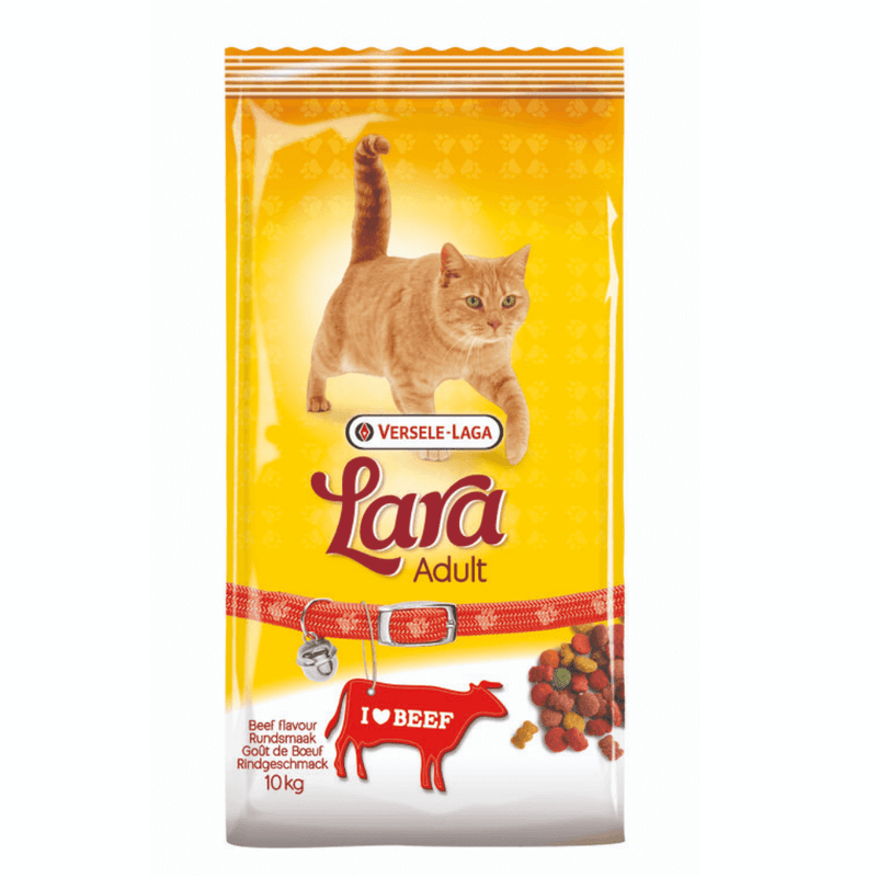 Versele Laga Lara Adult Beef Cat Food 10kg - Percys Pet Products