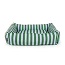 Scruffs Amalfi Striped Box Dog Bed in Green | Percys Pet Products