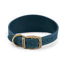 Ancol Heritage Collection Timberwolf Leather Greyhound Collar Blue 34-43cm
