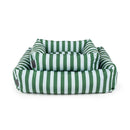 Scruffs Amalfi Striped Box Dog Bed in Green | Percys Pet Products