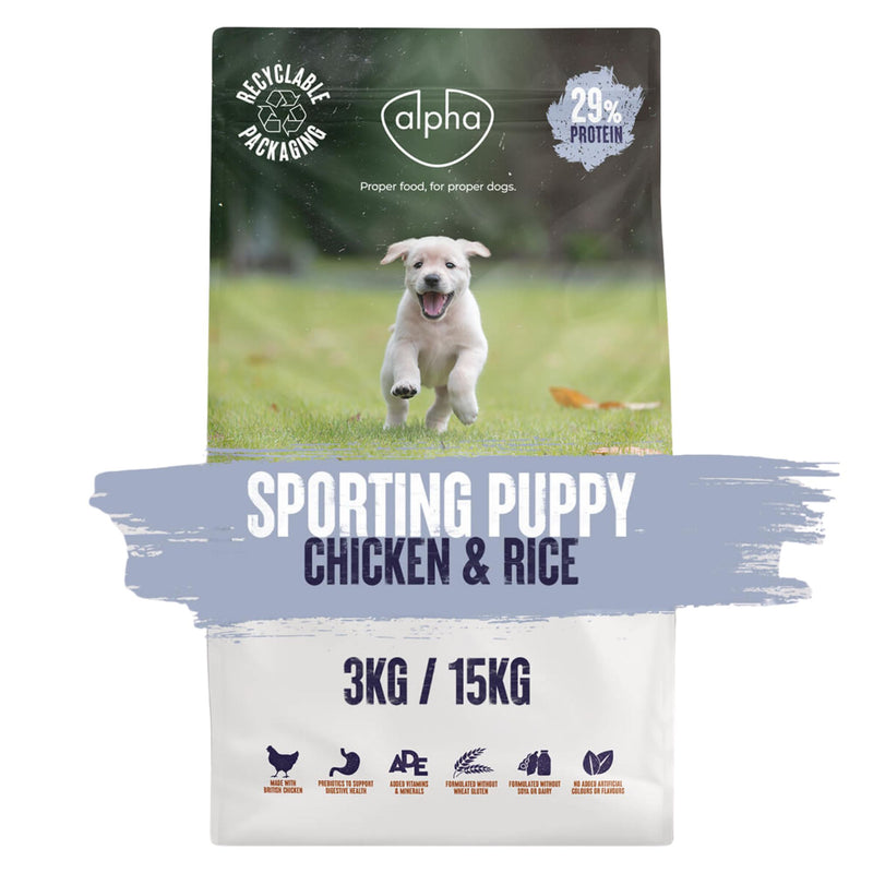 Buy Alpha Puppy Sporting Chicken & Rice - Percys Pet Products