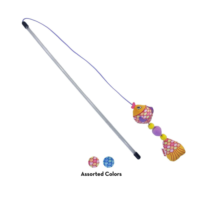 KONG Teaser Scrattles Fish Cat Toy - Percys Pet Products