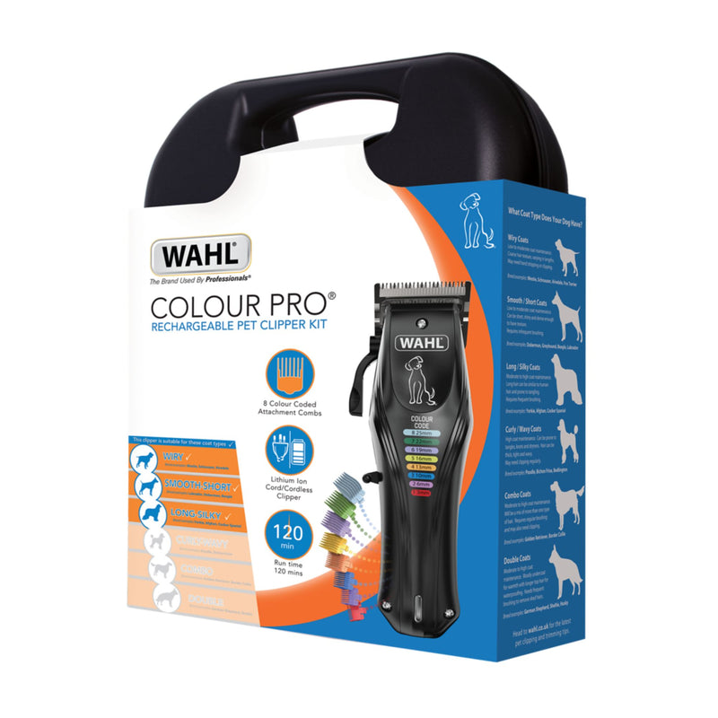 Buy Wahl Colour Pro Rechargeable Pet Clipper - Percys Pet Products