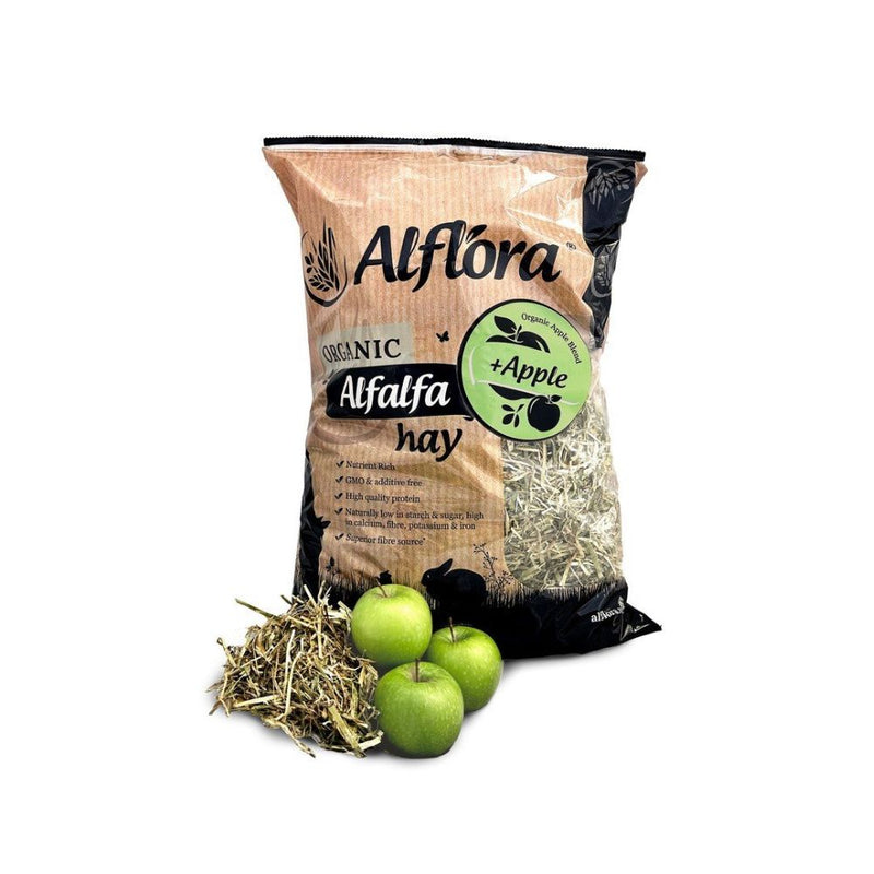 Alflora Organic Alfalfa Hay with Apple - Percys Pet Products
