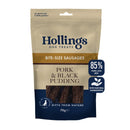 Hollings Gourmet Sausages Pork & Black Pudding 70g x 12 | Percys Pet Products