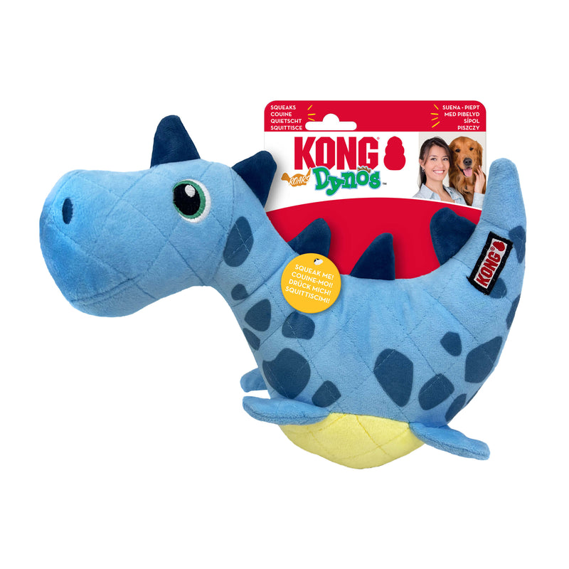 KONG Dynos Roars Blue Dog Toy - Percys Pet Products