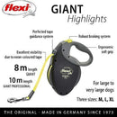 Flexi Giant Neon Retractable Tape Dog Lead - Percys Pet Products