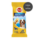 Pedigree Dentastix Daily Dental Chews Medium Dog Treats 5 Sticks x 14 Packs
