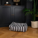 Buy Scruffs Amalfi Striped Box Dog Bed in Black | Percys Pet Products