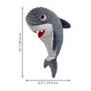 Buy KONG Cuteseas Rufflez Shark Dog Toy | Percys Pet Products