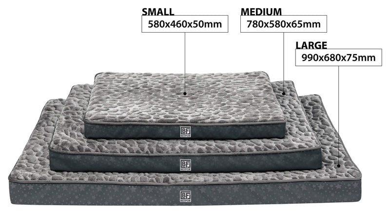 Bestfor Dog Bed with Charcoal Infused Eggcrate Memory Foam