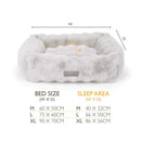 Scruffs Alpine Faux Fur Box Bed for Dogs - Percys Pet Products