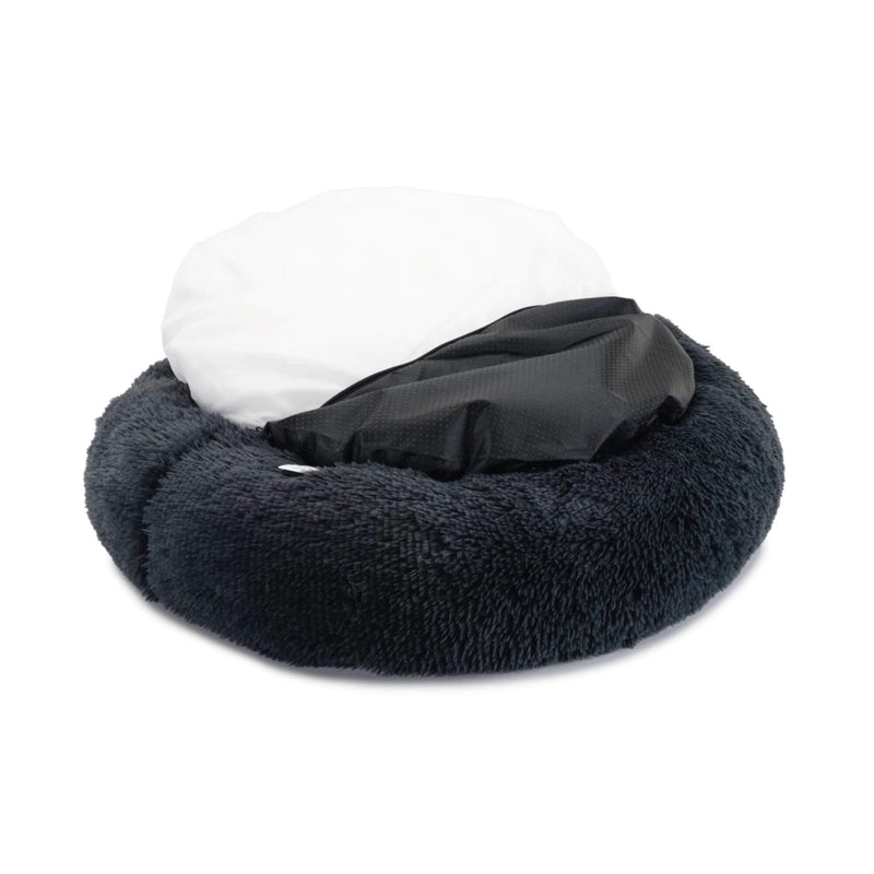 Baker & Bray Calming Donut Dog Bed - Dark Grey