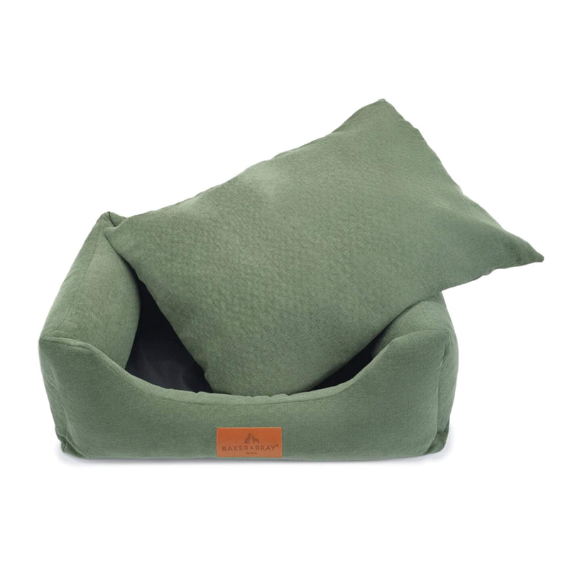 Baker & Bray Eco Luxe Orthopaedic Luxury Dog Bed - Sage Green