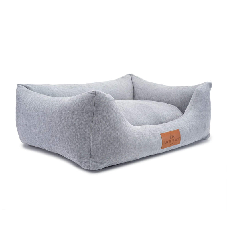 Baker & Bray Eco Luxe Orthopaedic Luxury Dog Bed - Stone Grey