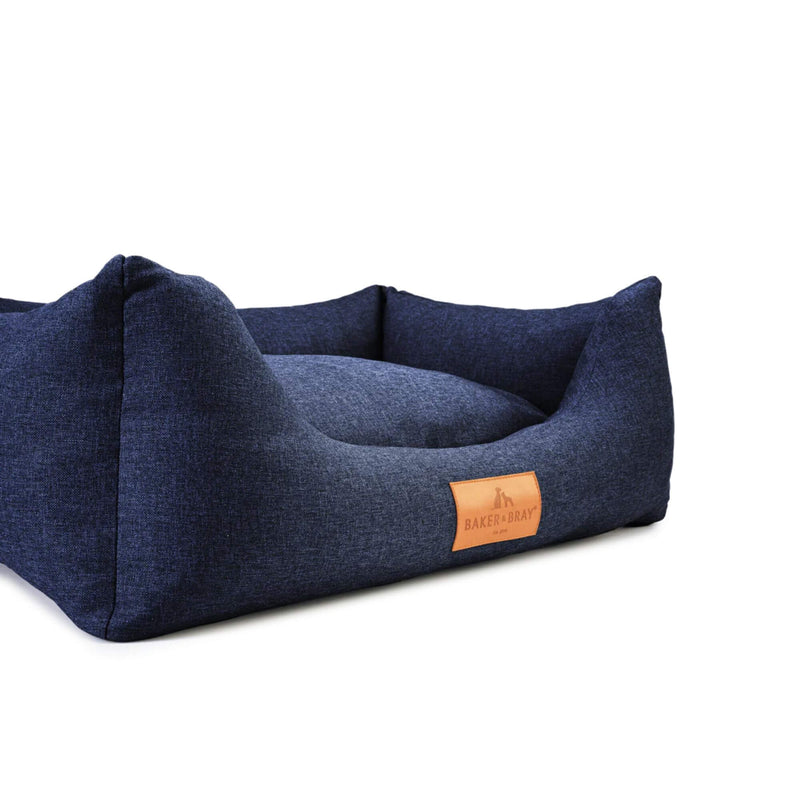 Baker & Bray Eco Luxe Orthopaedic Luxury Dog Bed - Navy Blue