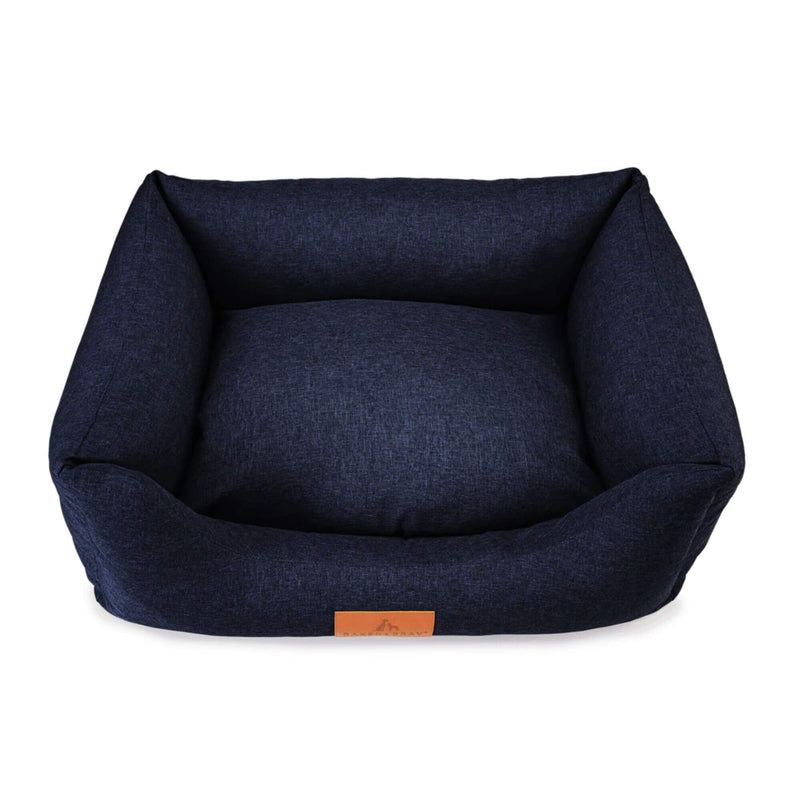 Baker & Bray Eco Luxe Orthopaedic Luxury Dog Bed - Navy Blue