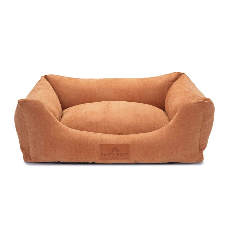 Baker & Bray Eco Luxe Orthopaedic Luxury Dog Bed - Peach Fuzz