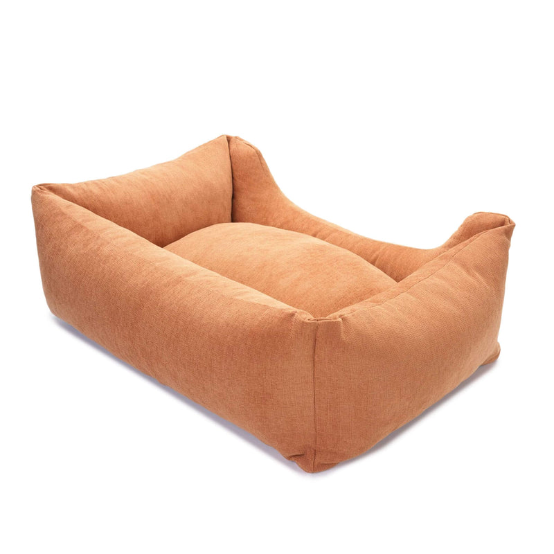 Baker & Bray Eco Luxe Orthopaedic Luxury Dog Bed - Peach Fuzz