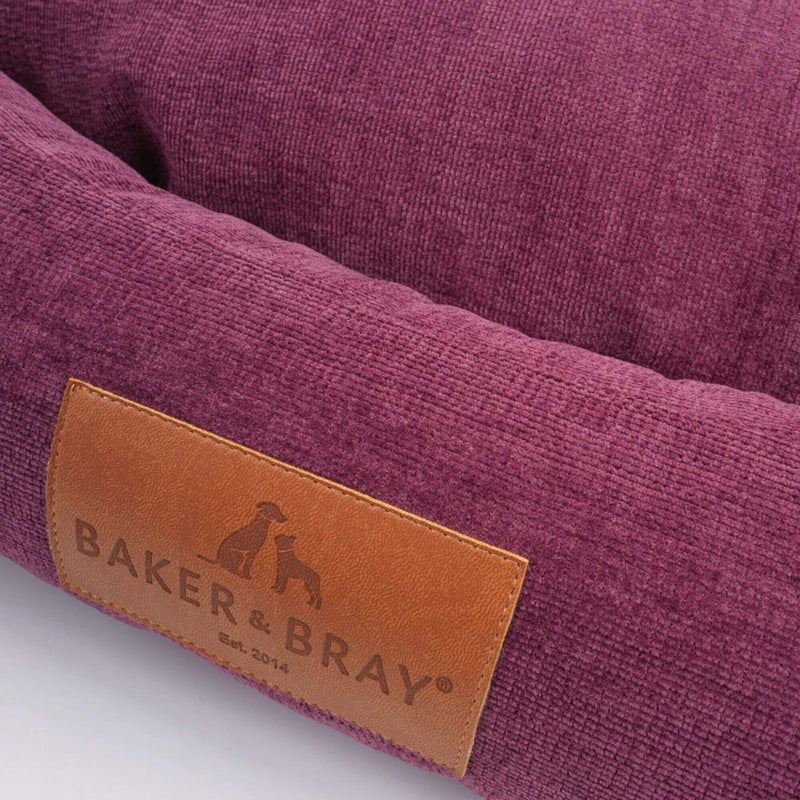 Baker & Bray Eco Luxe Orthopaedic Luxury Dog Bed - Rhubarb Red