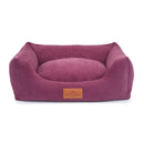 Baker & Bray Eco Luxe Orthopaedic Luxury Dog Bed - Rhubarb Red