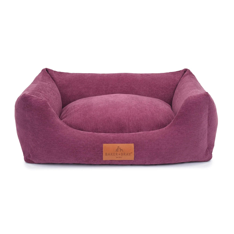 Baker & Bray Eco Luxe Orthopaedic Luxury Dog Bed - Rhubarb Red