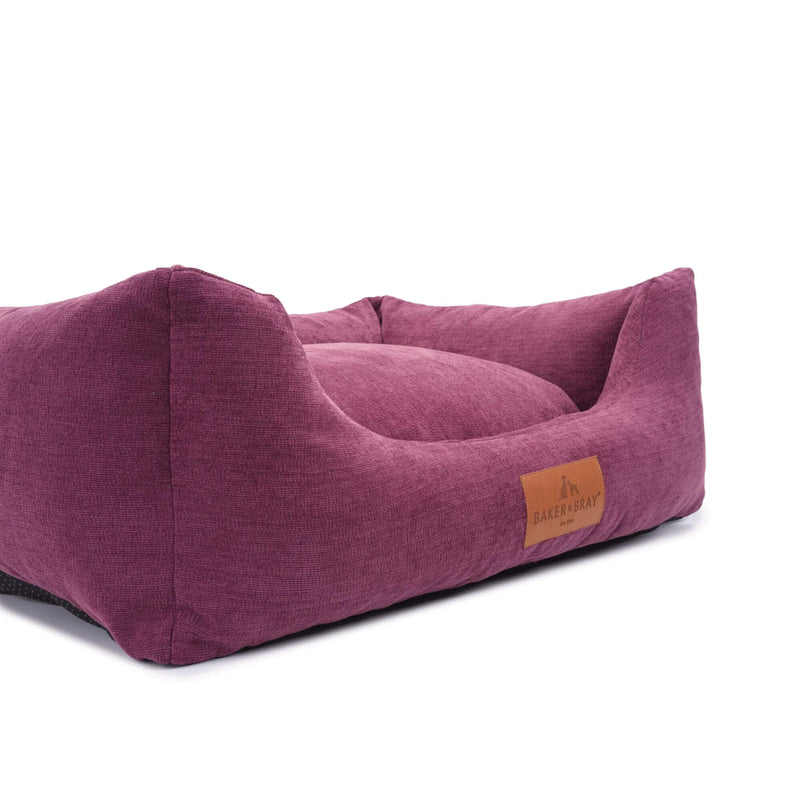 Baker & Bray Eco Luxe Orthopaedic Luxury Dog Bed - Rhubarb Red