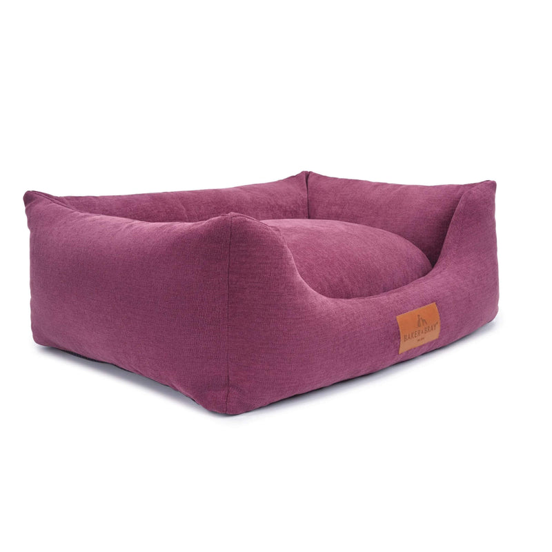 Baker & Bray Eco Luxe Orthopaedic Luxury Dog Bed - Rhubarb Red