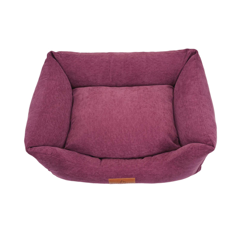 Baker & Bray Eco Luxe Orthopaedic Luxury Dog Bed - Rhubarb Red