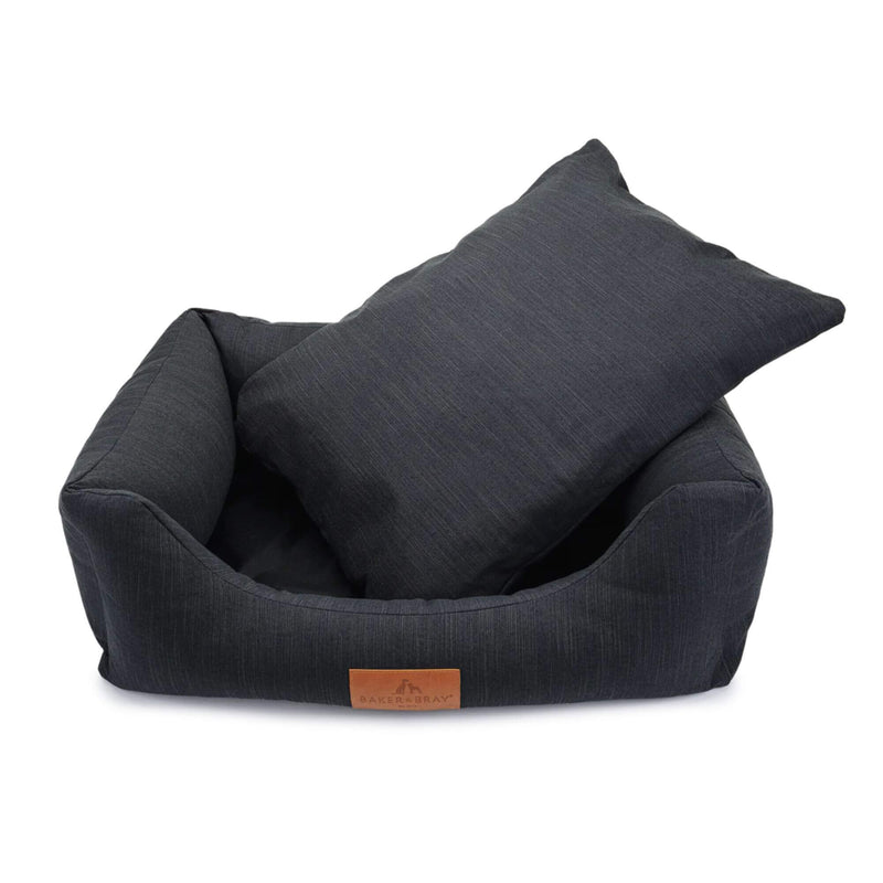 Baker & Bray Eco Luxe Orthopaedic Luxury Dog Bed - Slate Grey