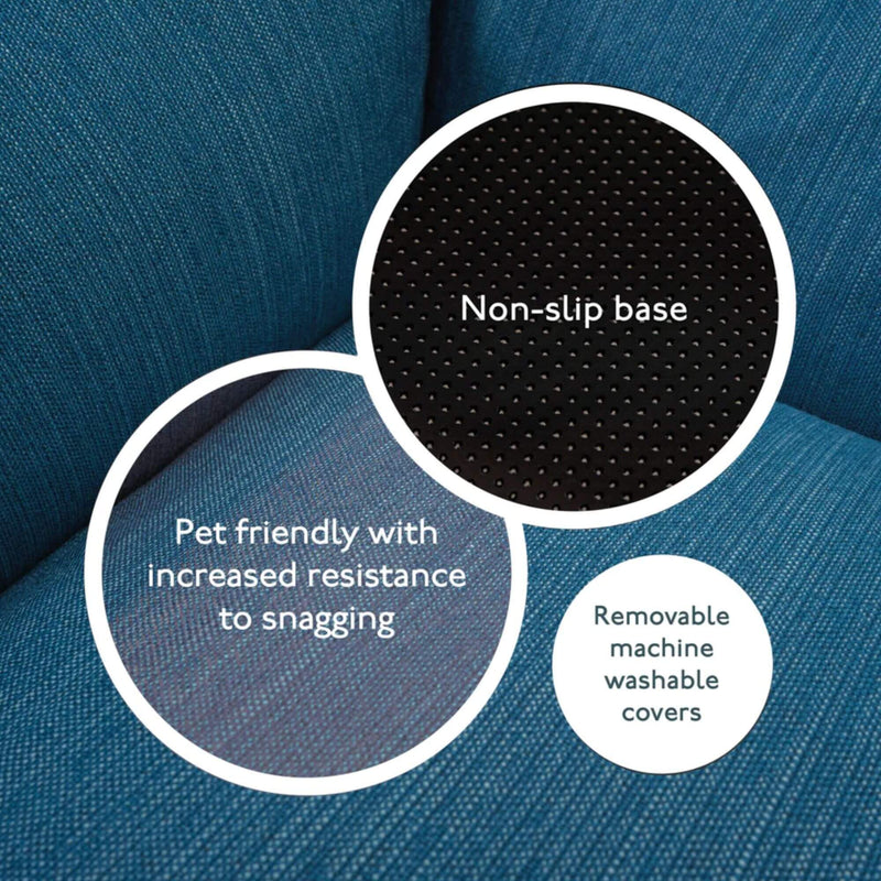 Baker & Bray Eco Luxe Orthopaedic Luxury Dog Bed - Teal