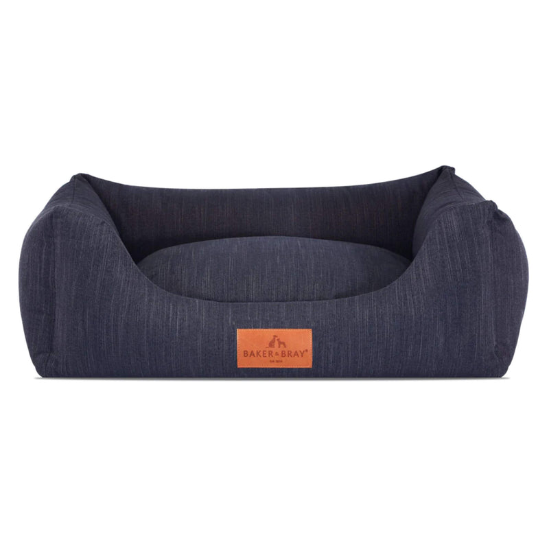 Baker & Bray Eco Comfort Orthopaedic Luxury Dog Bed - Navy Blue