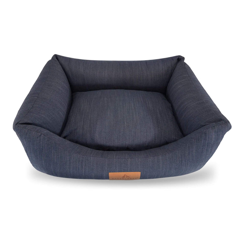 Baker & Bray Eco Comfort Orthopaedic Luxury Dog Bed - Navy Blue