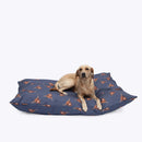 Highland cow print dog duvet by Danish Design, deep‑filled and machine washable