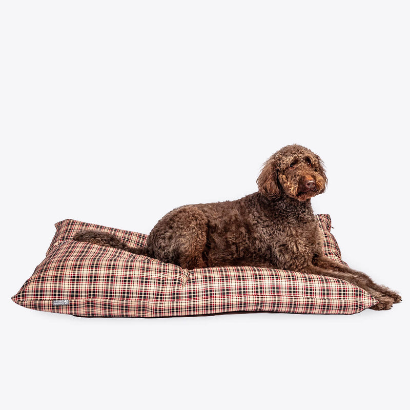 Danish Design Classic Check Deep Duvet Dog Bed | Percys Pet Products