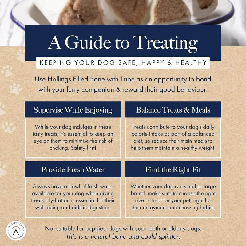 Hollings Filled Bone Tripe - Percys Pet Products