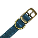 Ancol Heritage Collection Timberwolf Leather Dog Collar Blue