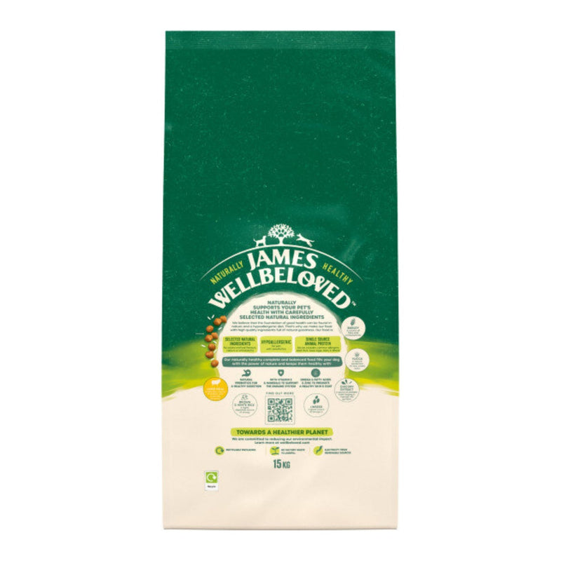 Buy James Wellbeloved Adult Lamb & Rice - Percys Pet Products