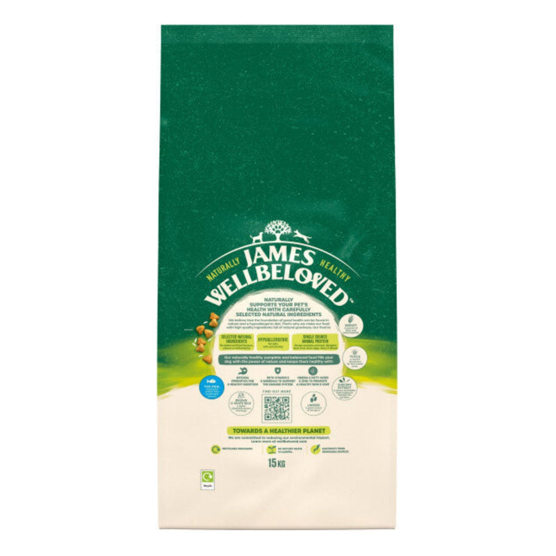 Buy James Wellbeloved Adult Fish & Rice - Percys Pet Products