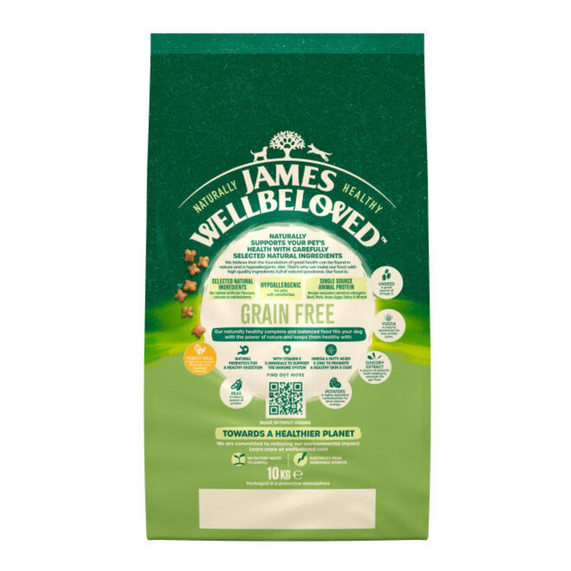 James Wellbeloved Adult Grain Free Turkey & Veg - Percys Pet Products