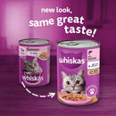 Buy Whiskas 1+ Adult Salmon in Jelly Tins Cat Food - Percys Pet Products