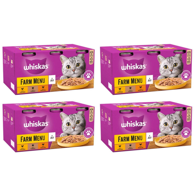 Buy Whiskas Farm Menu Adult Wet Cat Food Jelly - Percys Pet Products