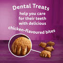 Whiskas Dentabites Chicken Cat Treats 6 x 40g